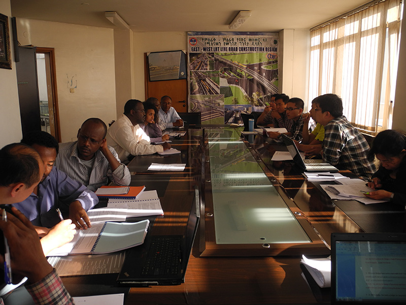 Feasibility Investigation of Municipal Roads in Addis Ababa, Ethiopia.